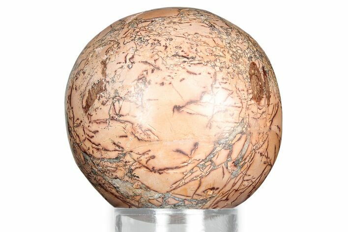 Polished Saharan Desert Jasper Sphere - Morocco #326898